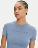 Tommy Jeans TJW SLIM TONAL LINEAR TEE EXT Kadın  T-shirt DW0DW20315DY6
