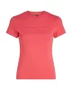 Tommy Jeans TJW SLIM TONAL LINEAR TEE EXT Kadın kırmızı T-shirt DW0DW20315XI2
