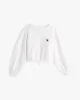 Tommy Jeans TJW TIE DETAIL BADGE CREW EXT Kadın  Eşofman Üstü DW0DW21344YBL