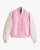 Tommy Jeans TJW WOOL VARSITY JACKET EXT Kadın pembe Ceket DW0DW19320TPF