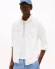 Tommy Hilfiger DENIM SHIRT GMD Erkek Beyaz Gömlek MW0MW40684YBL