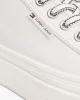 Tommy Hilfiger TJW FOXING VULC LC LEATHER Kadın siyah Sneaker EN0EN02714YBL
