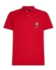 Tommy Hilfiger VERTICAL FLAG REG POLO Erkek kırmızı T-shirt MW0MW36790XLD