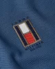 Tommy Hilfiger Erkek Dikey Bayrak Polo Yaka  Mavi T-Shirt