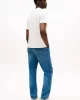 Tommy Hilfiger Erkek Americana Renk Bloklu Sarı T-shirt MW0MW39845Z00
