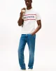 Tommy Hilfiger Erkek Americana Renk Bloklu Sarı T-shirt MW0MW39845Z00