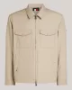 Tommy Hilfiger PADDED SHIRT JACKET Erkek bej Ceket MW0MW37646RBT