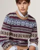 Tommy Hilfiger GIFTING WOOL BLEND FAIRISLE C NK Erkek KAHVERENGİ Kazak MW0MW370260HD