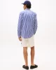 Tommy Hilfiger Erkek Flex Poplin Bold Mavi Gömlek MW0MW394510A4