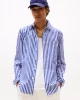 Tommy Hilfiger Erkek Flex Poplin Bold Mavi Gömlek MW0MW394510A4