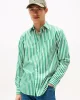 Tommy Hilfiger Erkek Flex Poplin Bold Yeşil  Gömlek MW0MW394510CD