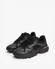 Tommy Hilfiger M RUNNER TECH KNIT LTH MIX Erkek siyah Sneaker FM0FM05344BDS