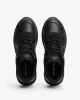 Tommy Hilfiger M RUNNER TECH KNIT LTH MIX Erkek siyah Sneaker FM0FM05344BDS