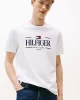 Tommy Hilfiger Erkek İkonik Hilfiger Beyaz T-shirt MW0MW39585YBR
