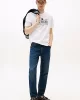 Tommy Hilfiger Erkek İkonik Hilfiger Beyaz T-shirt MW0MW39585YBR