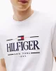 Tommy Hilfiger Erkek İkonik Hilfiger Beyaz T-shirt MW0MW39585YBR