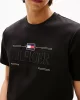 Tommy Hilfiger Erkek İkonik Hilfiger Siyah T-shirt MW0MW39585BDS