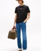 Tommy Hilfiger Erkek İkonik Hilfiger Siyah T-shirt MW0MW39585BDS