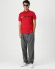 Tommy Hilfiger HILFIGER CHEST INSERT REG POLO Erkek kırmızı T-shirt MW0MW38130XLD