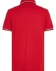 Tommy Hilfiger Erkek Kırmızı Polo Yaka Logolu T-Shirt