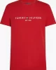 Tommy Hilfiger TOMMY LOGO TEE Erkek kırmızı T-shirt MW0MW11797XLD