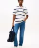 Tommy Hilfiger Erkek Kısa Kollu Klasik Kesim Rugby Mavi T-shirt MW0MW395650A4