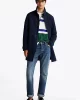 Tommy Hilfiger LW PACKABLE CARCOAT Erkek lacivert Mont MW0MW37651DW5
