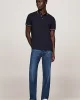 Tommy Hilfiger TIPPED SLIM FIT POLO Erkek lacivert T-shirt MW0MW37346DW5
