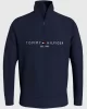 Tommy Hilfiger TOMMY LOGO MOCKNECK Erkek MAVİ Sweatshirt MW0MW20954DW5