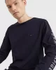 Tommy Hilfiger Erkek Lacivert Yuvarlak Yaka T-Shirt
