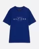 Tommy Hilfiger BIG HILFIGER TEE Erkek mavi T-shirt MW0MW37448D03