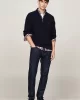 Tommy Hilfiger STRUCTURE ZIP MOCK Erkek Mavi Sweatshirt MW0MW36527DW5