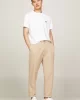 Tommy Hilfiger Erkek Monogram Nakışlı Beyaz T-shirt