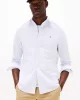 Tommy Hilfiger Erkek Normal Kesim Çizgili Heritage Oxford Mavi Gömlek MW0MW362380A9