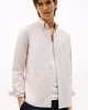 Tommy Hilfiger Erkek Normal Kesim Düz Renk Heritage Oxford Beyaz Gömlek MW0MW35774RBC