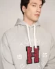 Tommy Jeans TJM TERRY HOODIE GREY MELANGE Erkek gri Sweatshirt DM0DM21259P01