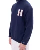 Tommy  Jeans  Erkek Lacivert  Fermuarlı Sweatshirt