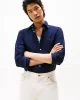 Tommy Hilfiger Erkek  Solid Heritage Oxford Lacivert Gömlek MW0MW357740G0