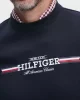 Tommy Hilfiger HILFIGER STRIPE SWEATSHIRT Erkek Lacivert Sweatshirt MW0MW35530DW5
