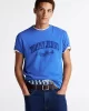 Tommy Jeans TJM REG VINTAGE VARSITY TEE Erkek MAVİ T-shirt DM0DM20356C6E