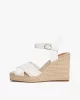 Tommy Hilfiger TOMMY HILFIGER ESPAD HIGH WEDGE Kadın  Sandalet FW0FW08668YBL