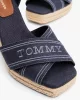 Tommy Hilfiger Kadın Lacivert Yüksek Taban Espadril Sandalet