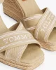 Tommy Hilfiger TOMMY HILFIGER ESPAD HIGH WEDGE Kadın  Sandalet FW0FW08668ACC