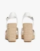 Tommy Hilfiger TOMMY HILFIGER ESPAD HIGH WEDGE Kadın  Sandalet FW0FW08668YBL