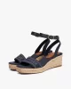 Tommy Hilfiger Orta Taban Lacivert Espadil Sandalet