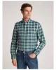 Tommy Hilfiger FLEX POPLIN PLAID SMALL RF SHIRT Erkek Yeşil Gömlek MW0MW375570H7