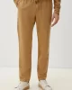 Tommy Hilfiger CHINO HARLEM PO DRWS CO LINEN Erkek Lacivert Pantolon MW0MW34533C5J