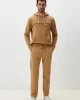 Tommy Hilfiger CHINO HARLEM PO DRWS CO LINEN Erkek Lacivert Pantolon MW0MW34533C5J