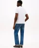 Tommy Hilfiger HILFIGER STACK TEE Erkek Beyaz T-shirt MW0MW39355YBR