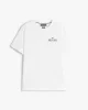 Tommy Hilfiger HILFIGER STACK TEE Erkek Beyaz T-shirt MW0MW39355YBR